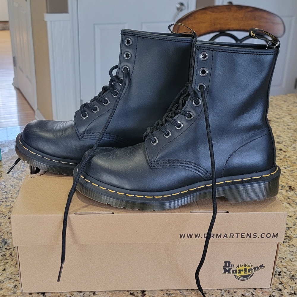 Dr. Martens Classic Black Combat Boots